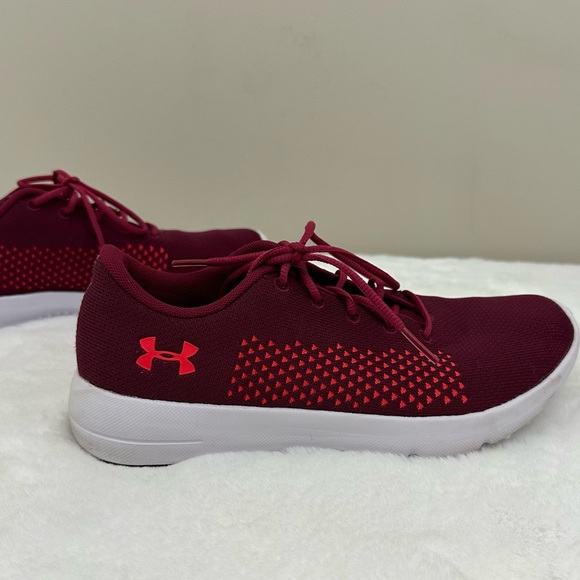 Under Armour Women's Rapid LE Burgundy Raspberry Size 7 Running Shoes - Picture 7 of 12